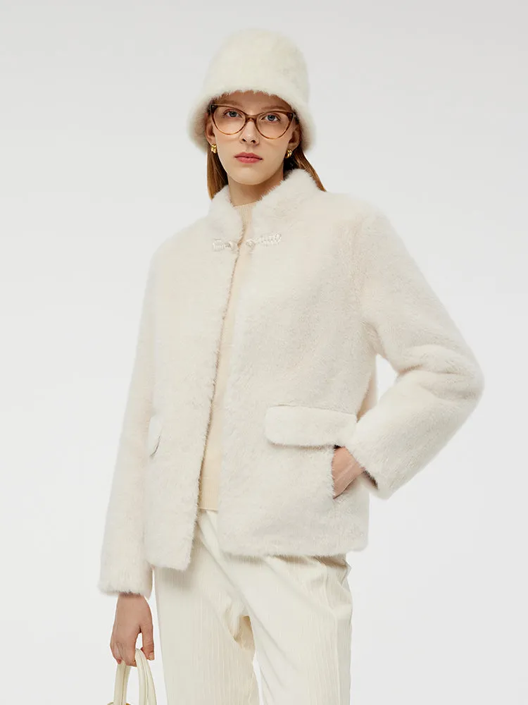 New Chinese-Style Eco-friendly Fur Women Short Coat