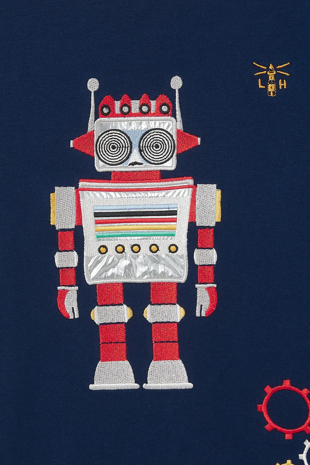 Oliver Top - Robot Print