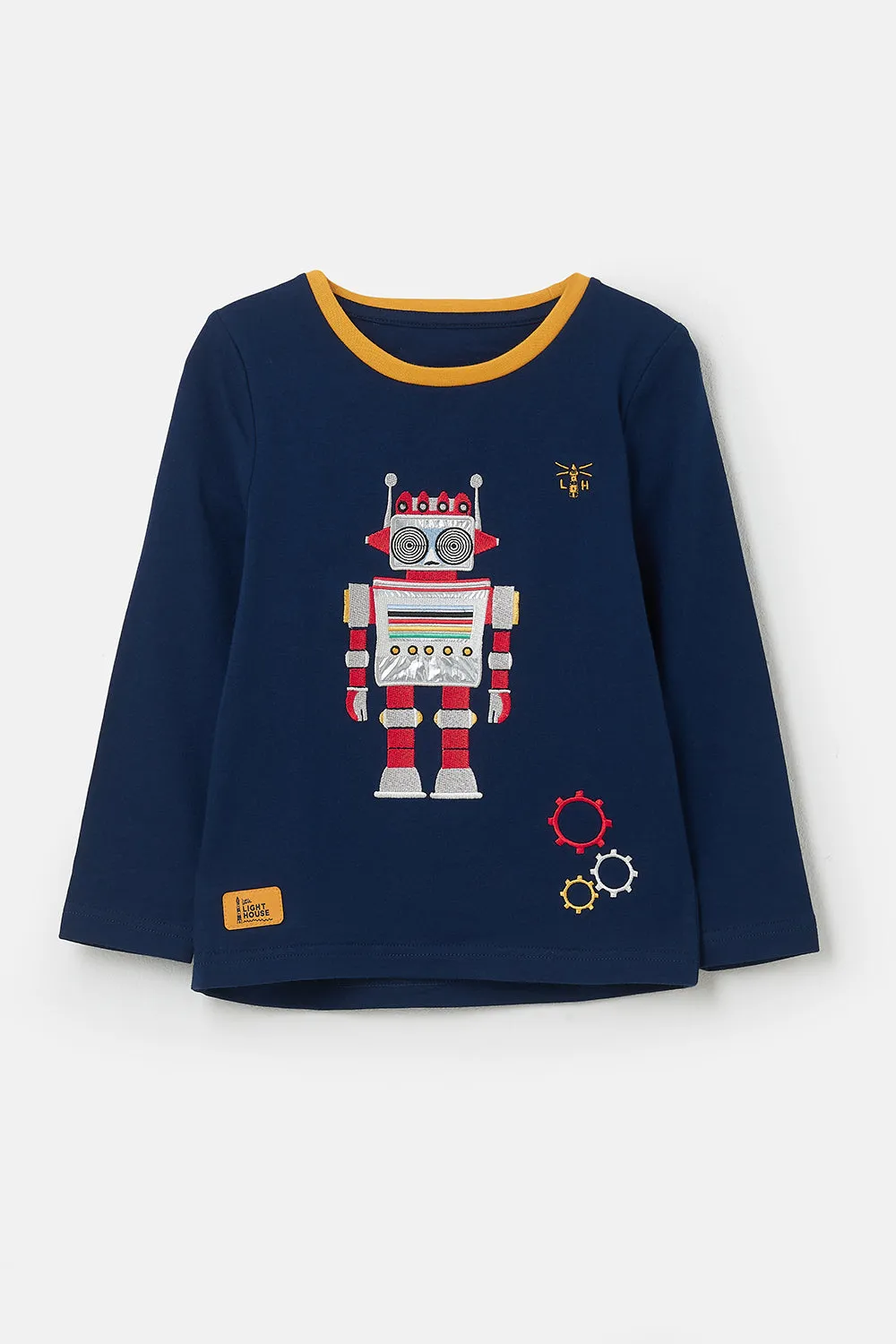 Oliver Top - Robot Print