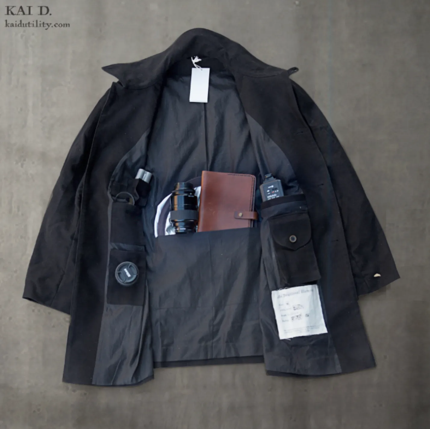 Oversized Camera Coat - Wax Cotton - M (Oversized) (NO RETURN)