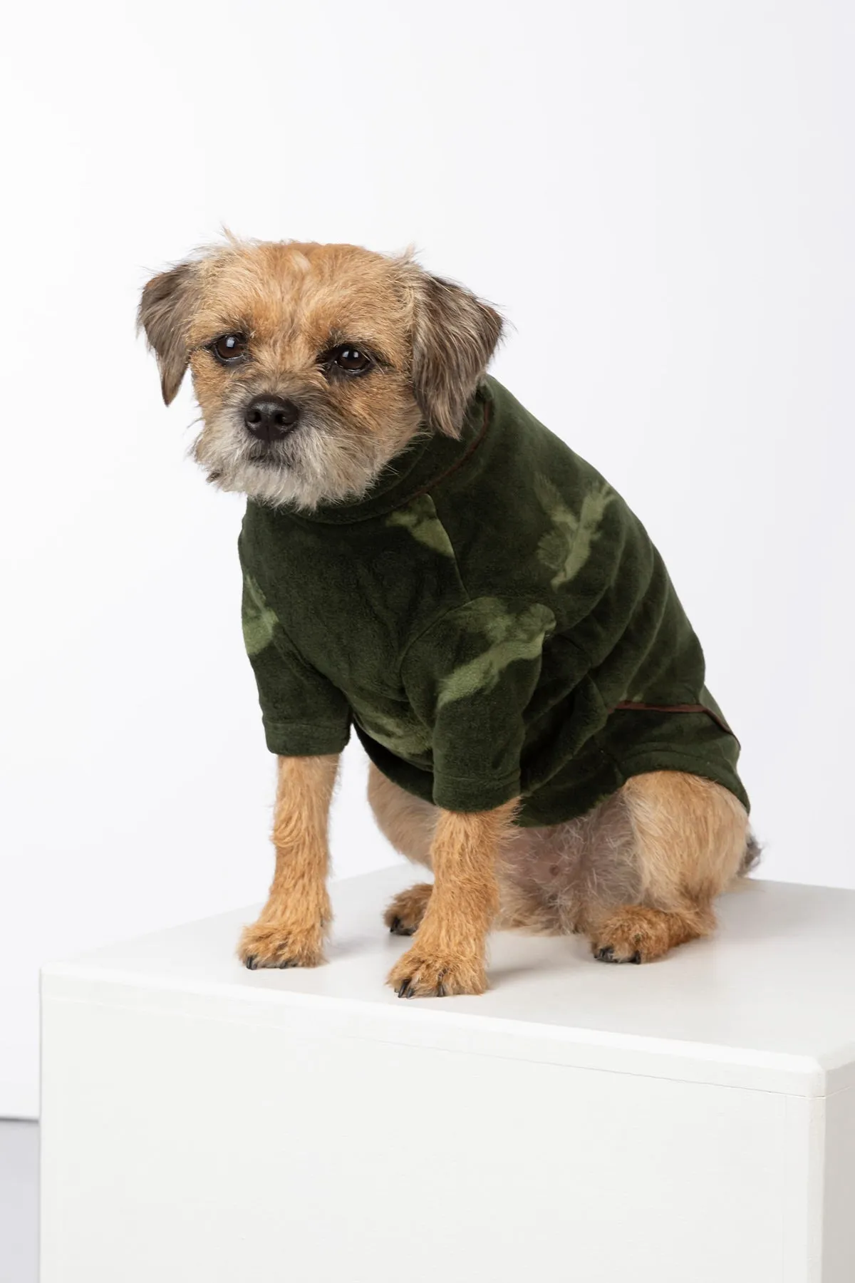 Patterned Fleece Dog Jumper - Yapham