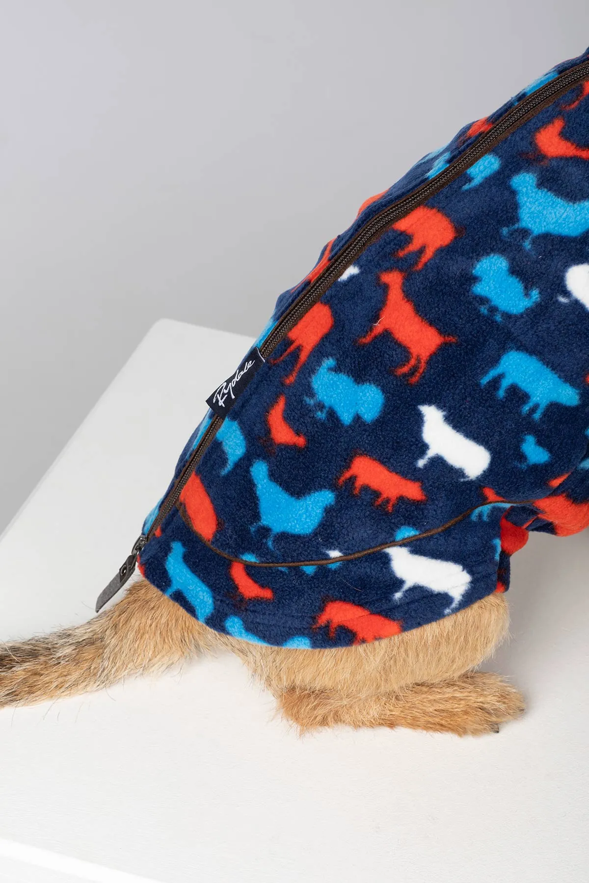 Patterned Fleece Dog Jumper - Yapham