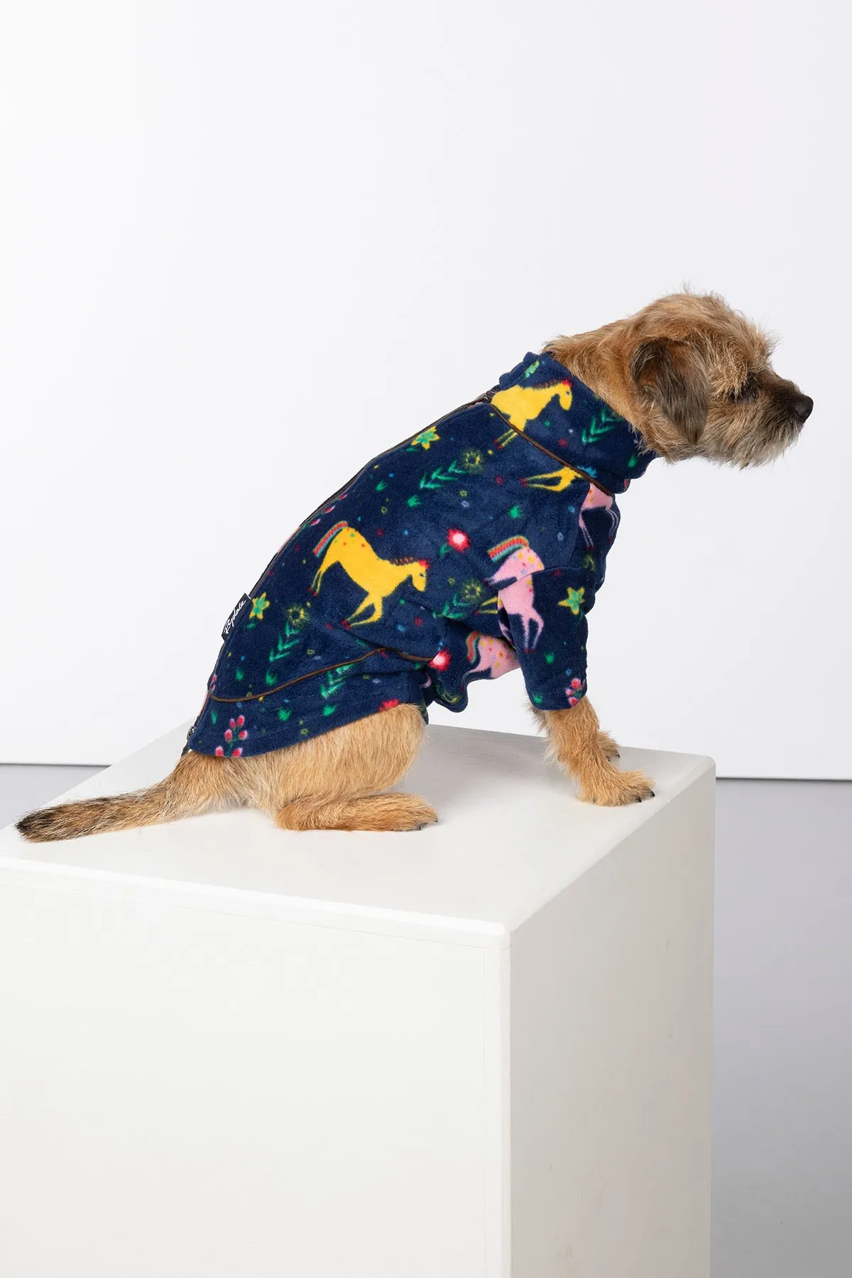 Patterned Fleece Dog Jumper - Yapham