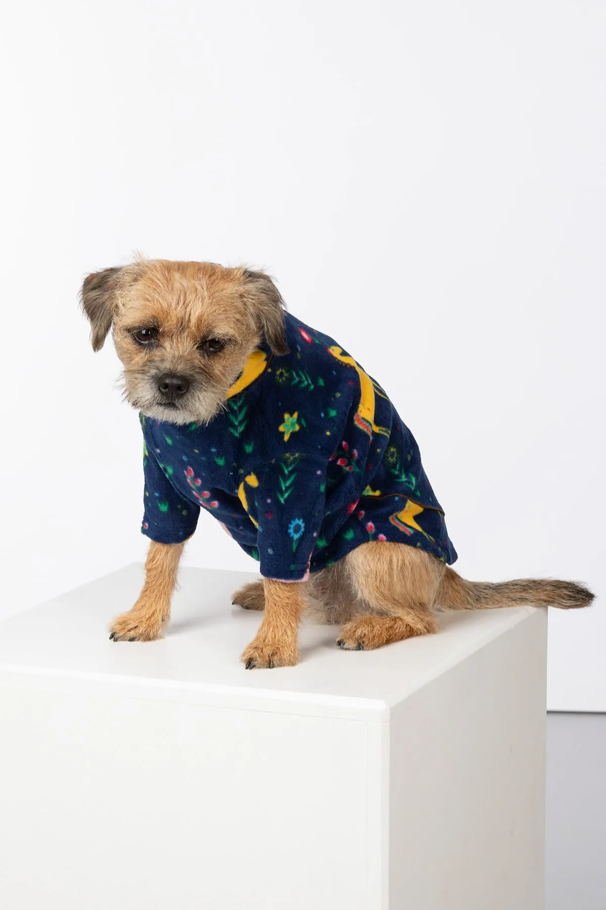 Patterned Fleece Dog Jumper - Yapham