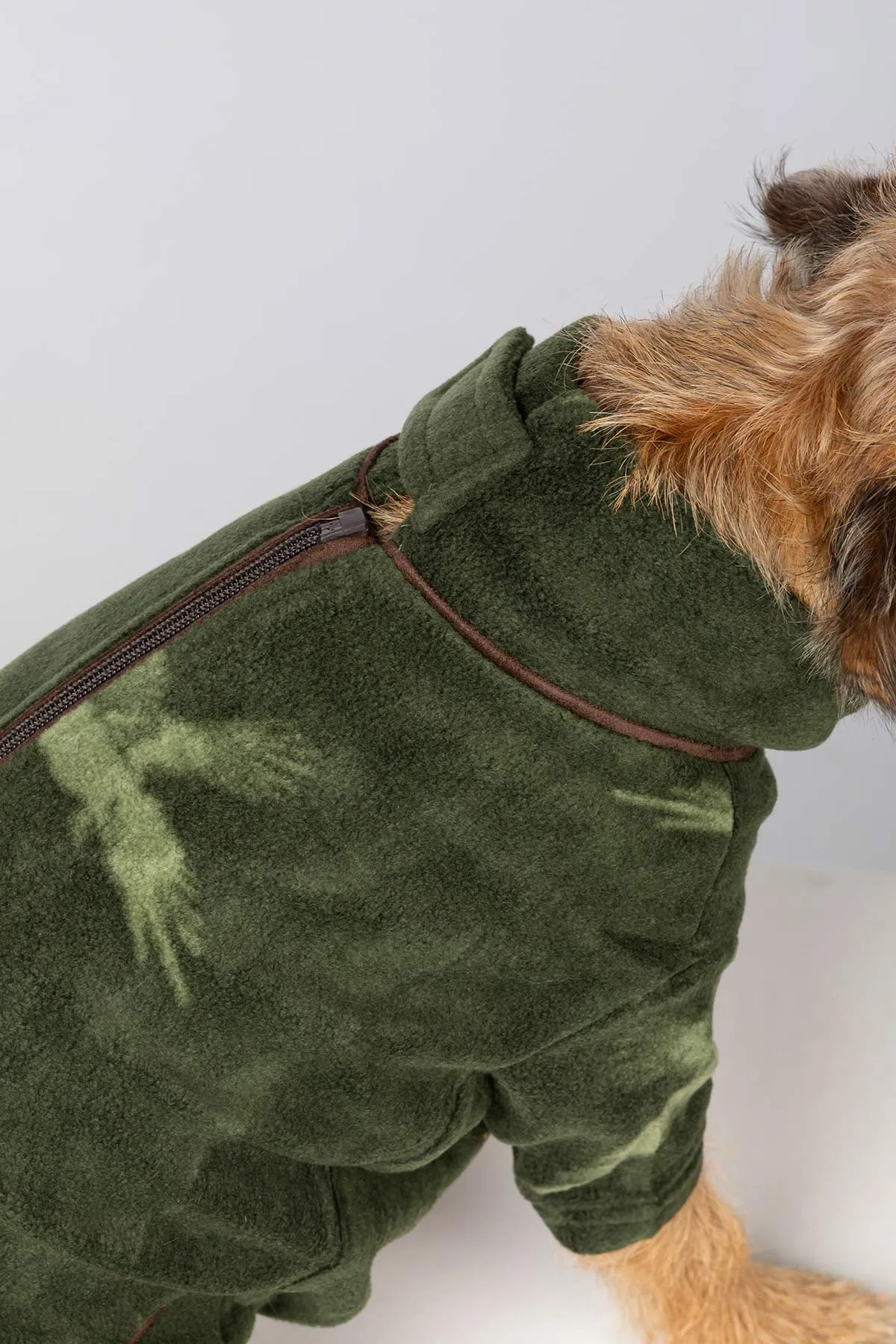 Patterned Fleece Dog Jumper - Yapham