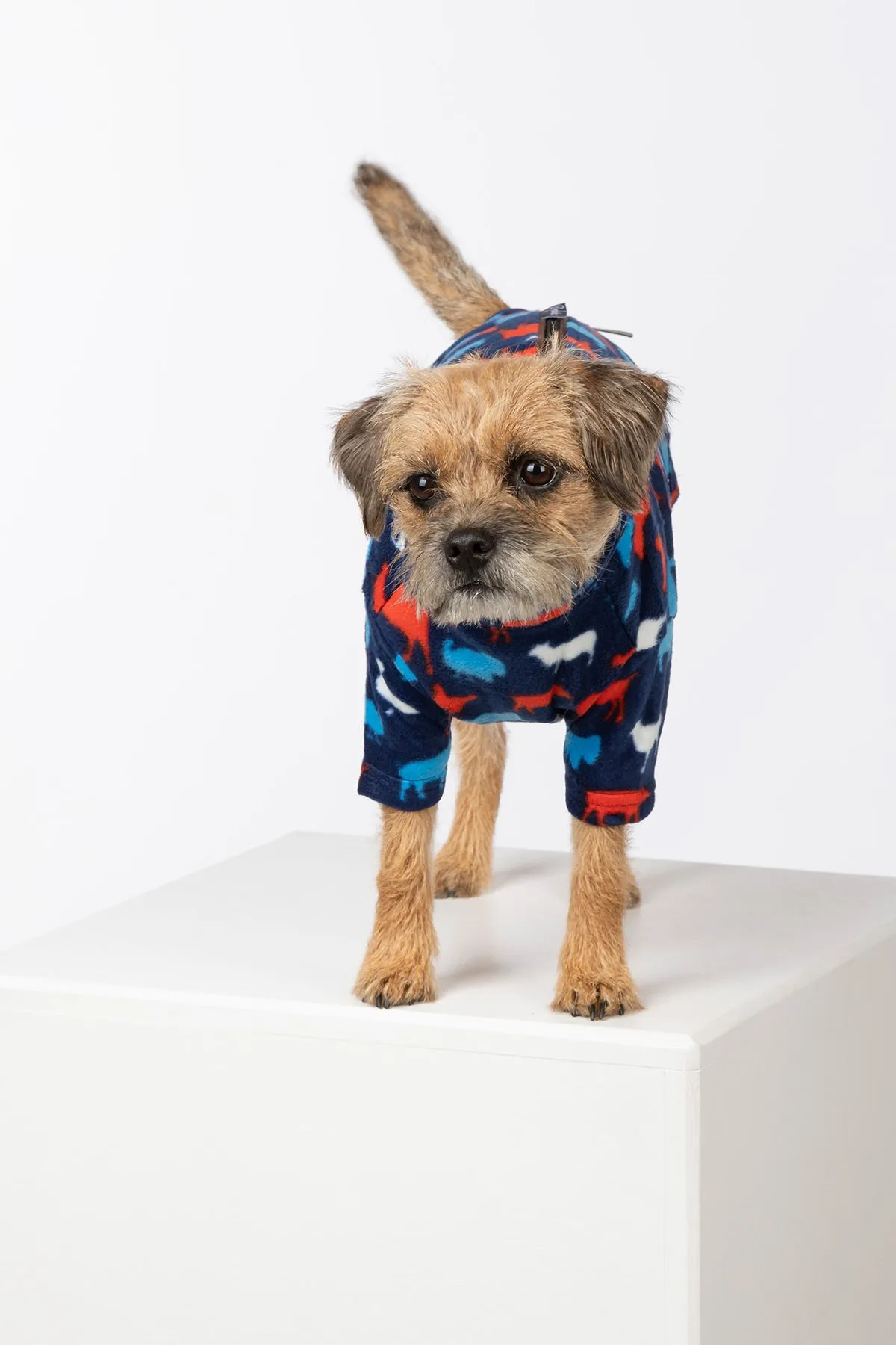 Patterned Fleece Dog Jumper - Yapham