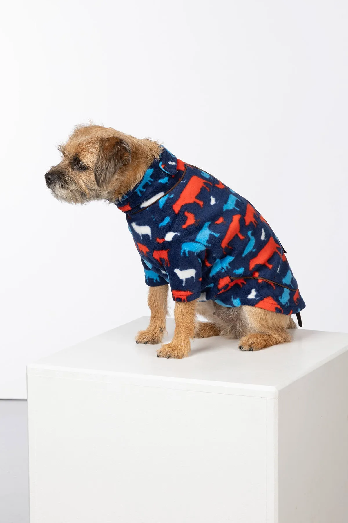 Patterned Fleece Dog Jumper - Yapham