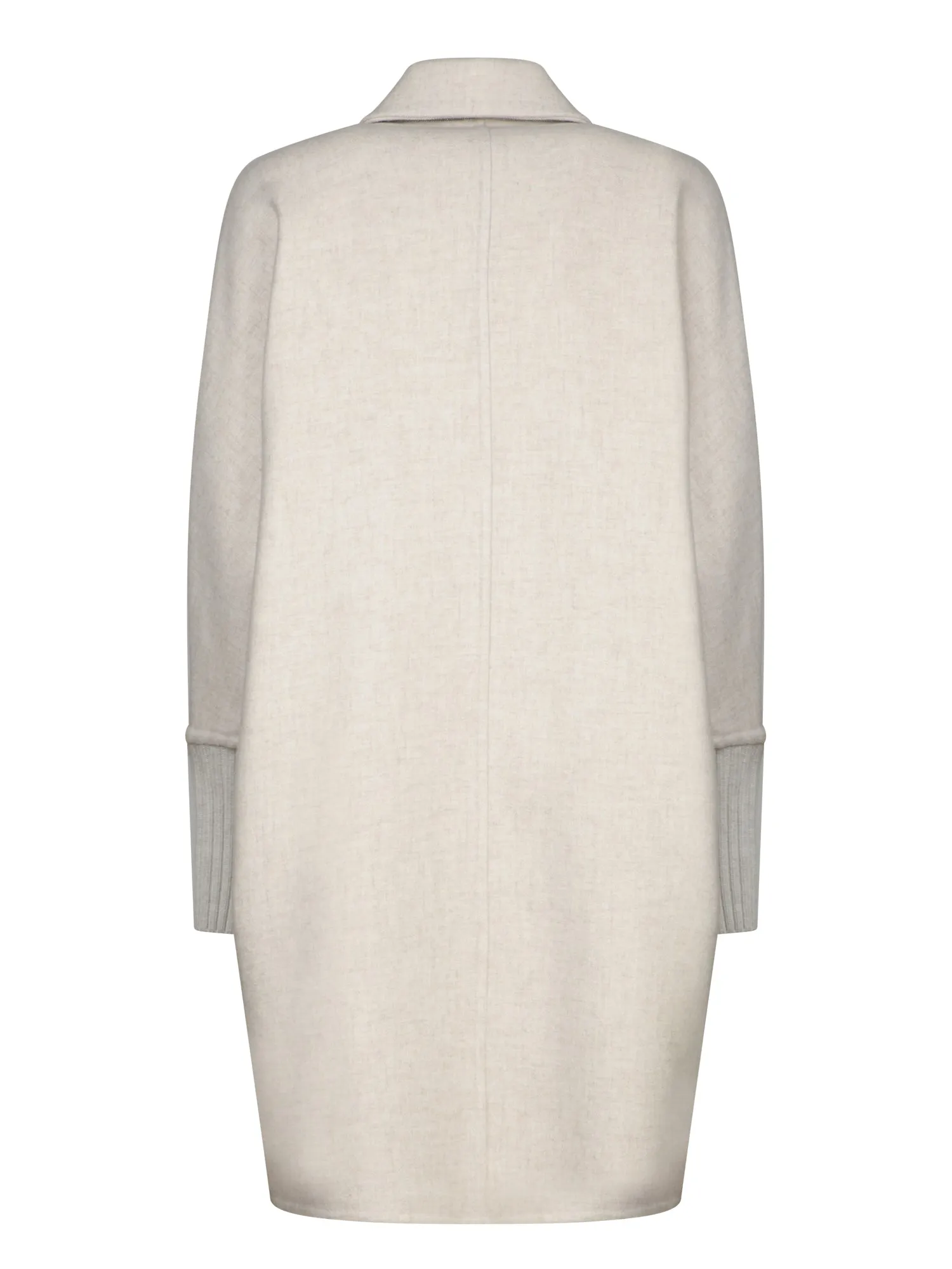 Pearl Grey Cashmere Coat