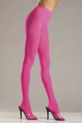 Pink Opaque Nylon Tights