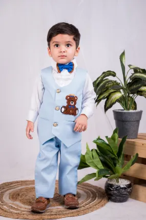 Pre-Order:  Cute Teddy Waistcoat Set