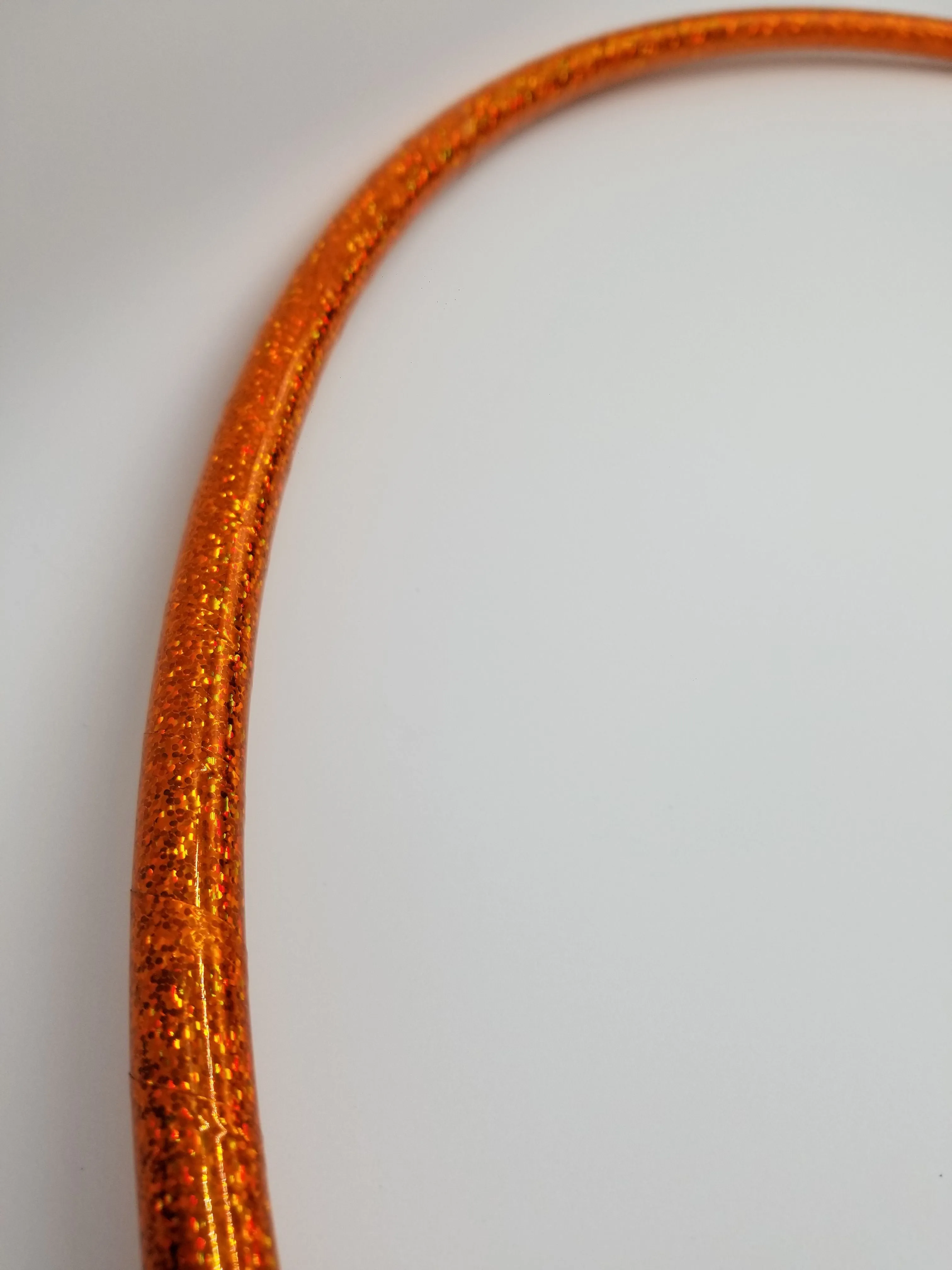 Pumpkin Spice Taped Hula Hoop