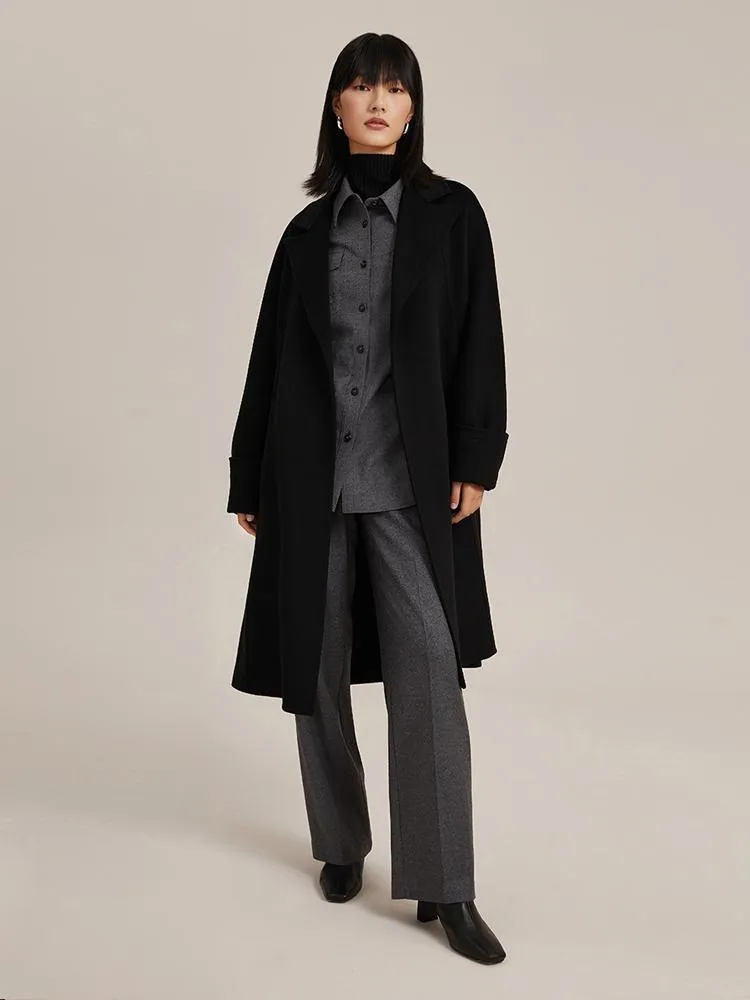 Pure Cashmere Classic Women Coat