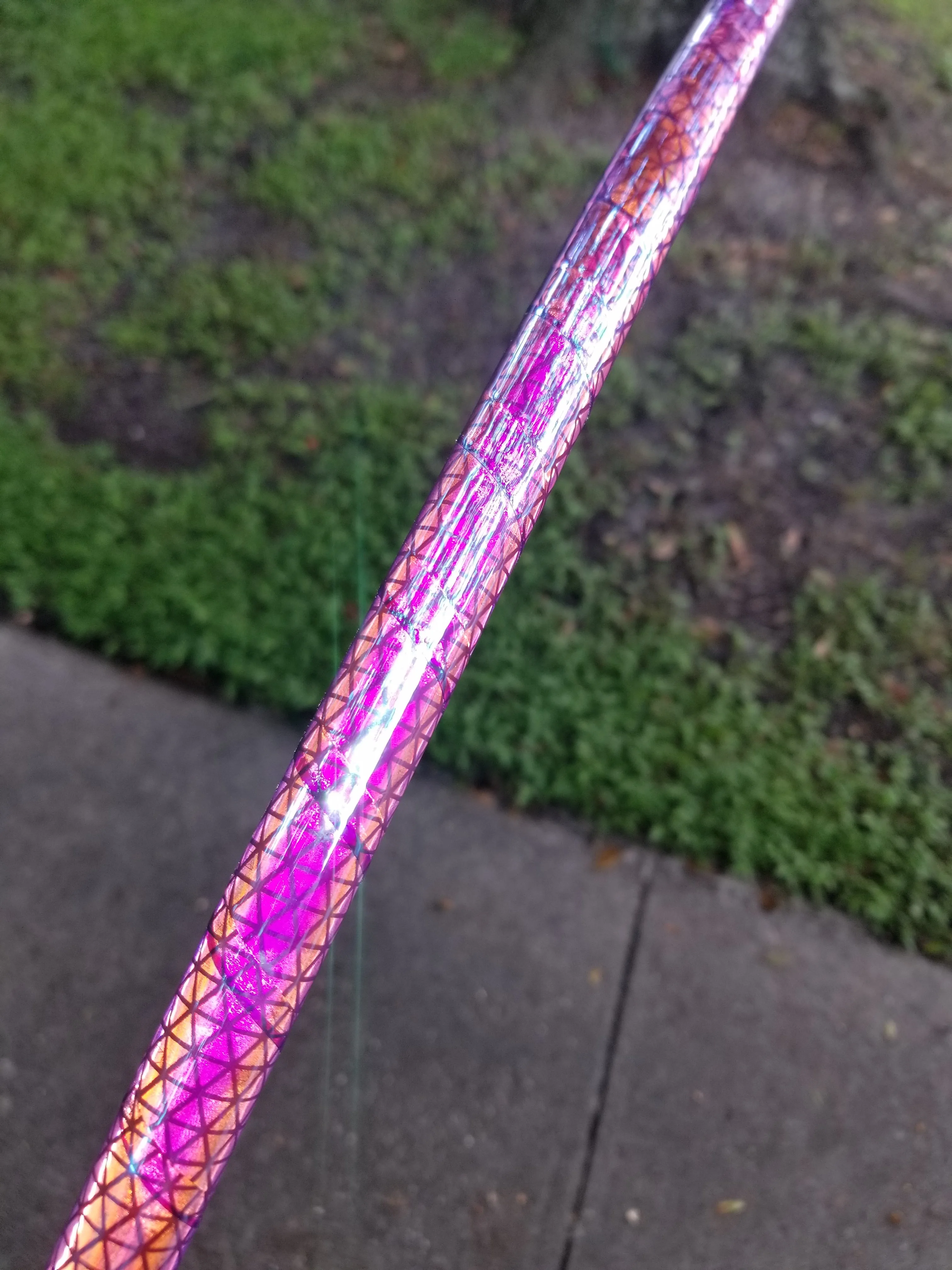 Purple Haze Reflective Color Morph Taped Hoop