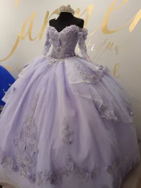 Purple Princess Ball Gown Quinceańera Dress Sweet 16 Dress   fg1006