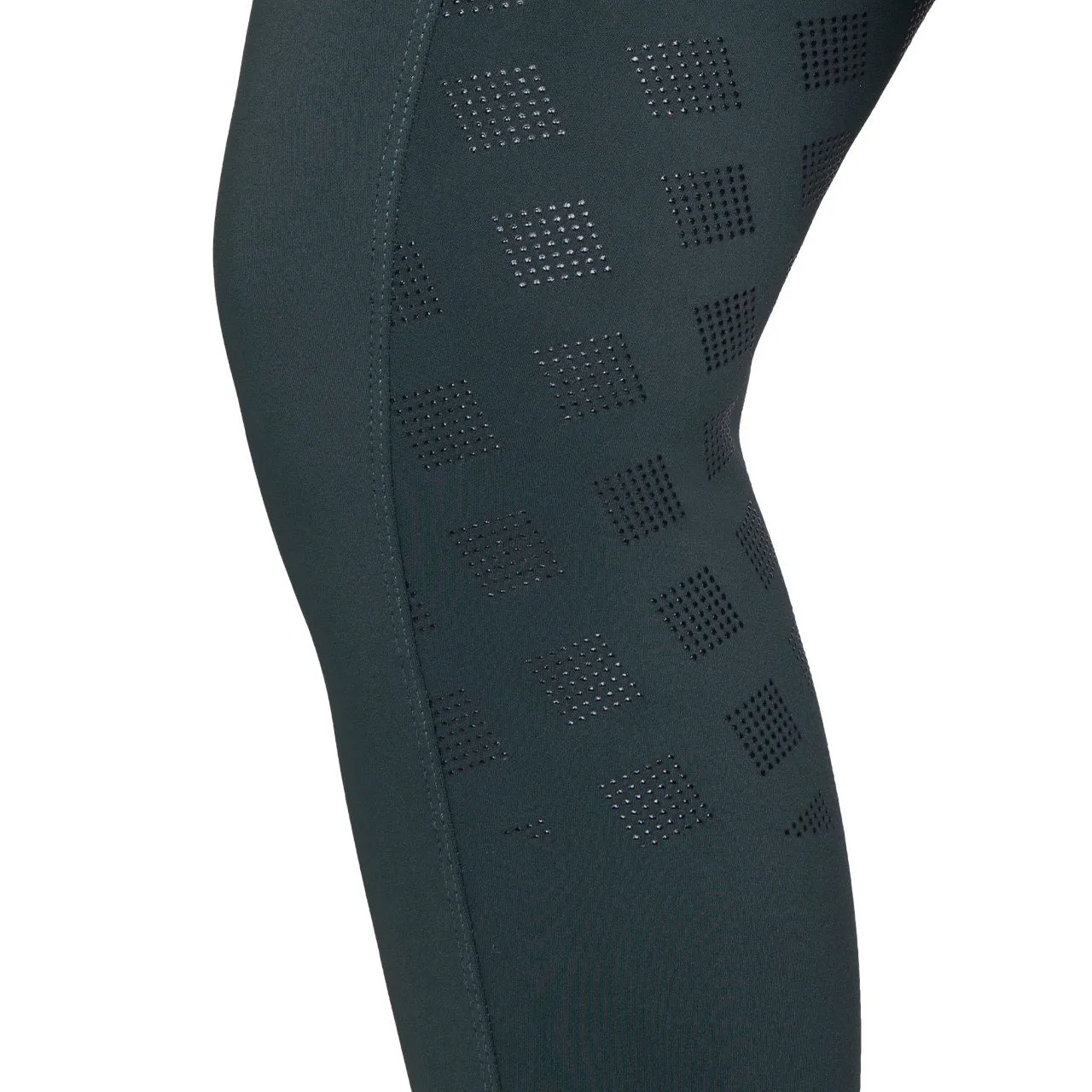 QHP Wmn Avelie Full Grip Riding Tights Jungle Green