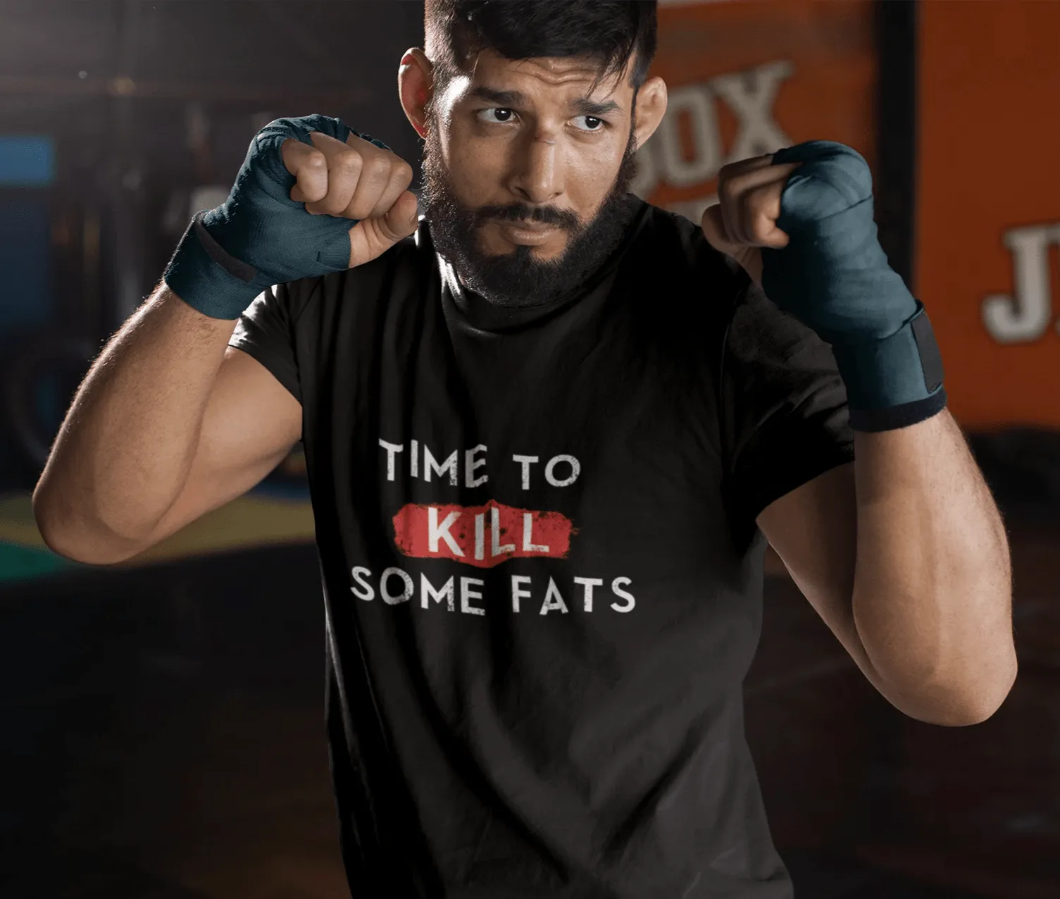 "TIME TO KILL SOME FAT" - HALF-SLEEVE T-SHIRTS