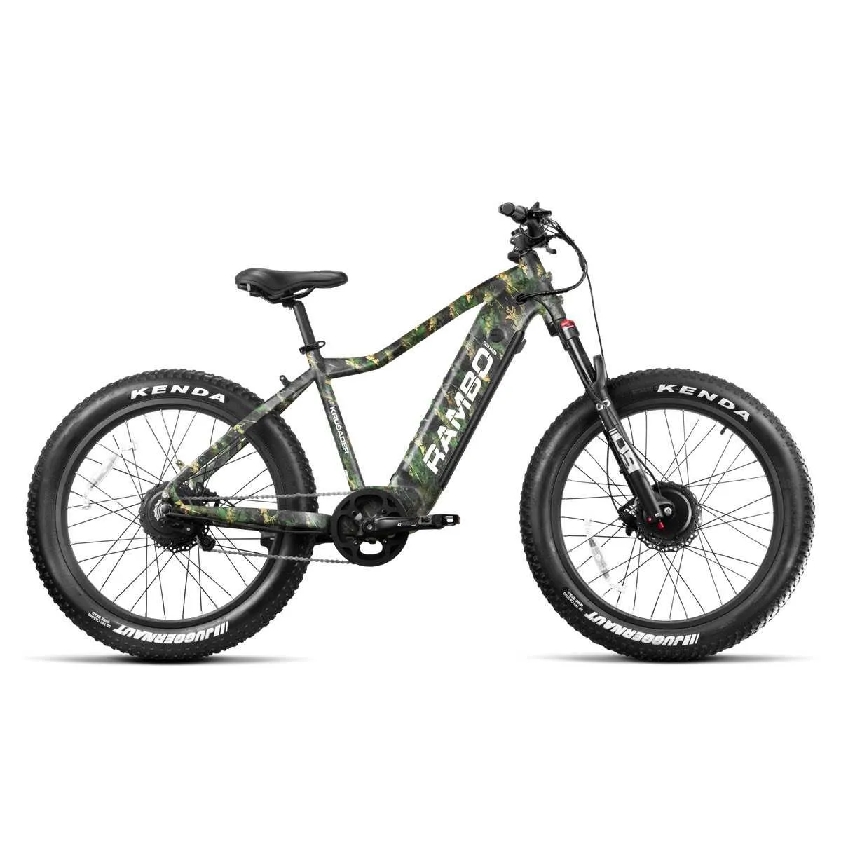 Rambo Krusader 48V/20ah 500W Fat Tire Electric Hunting Bike