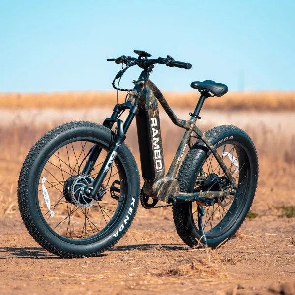 Rambo Krusader 48V/20ah 500W Fat Tire Electric Hunting Bike