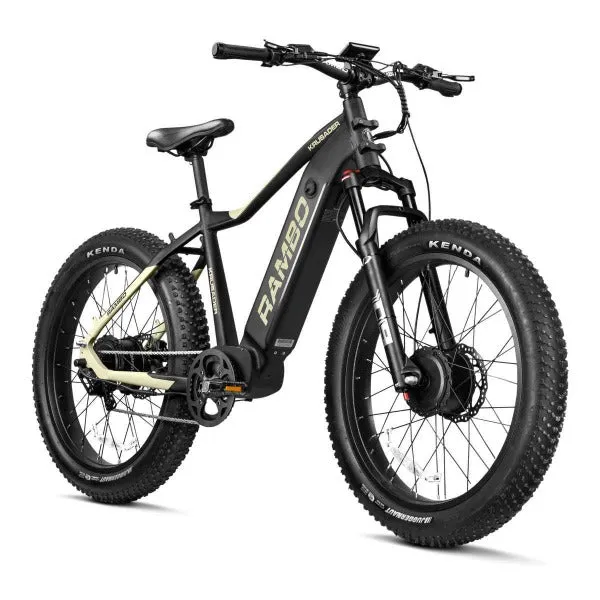 Rambo Krusader 48V/20ah 500W Fat Tire Electric Hunting Bike