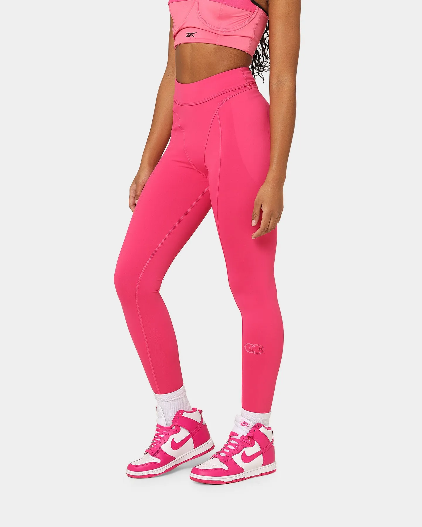 Reebok Women's Cardi B X Reebok High Rise Tights Pink Fusion