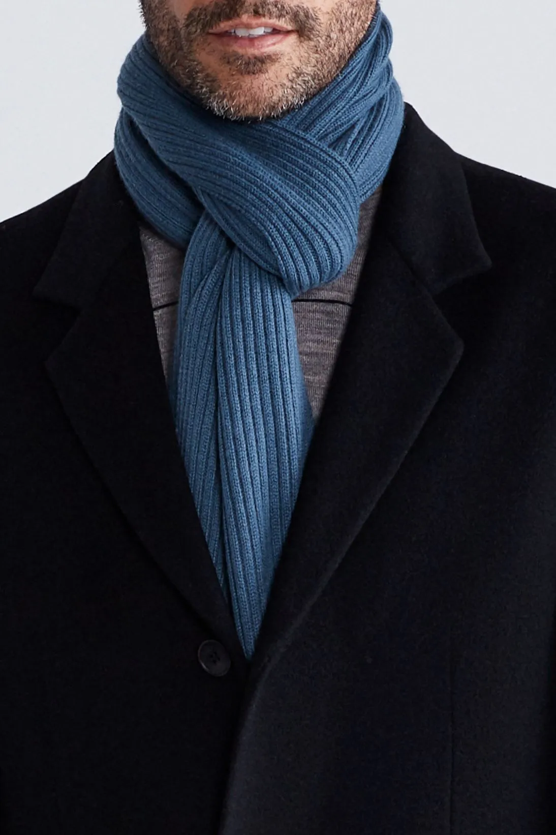 RIBBED SCARF