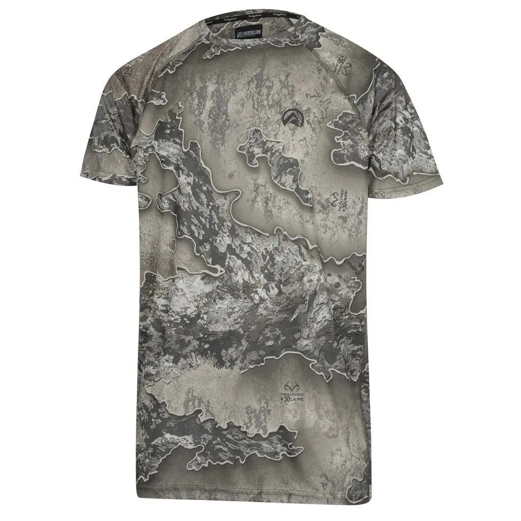 Ridgeline - Mens Micro Lite S/S Tee Excape Camo