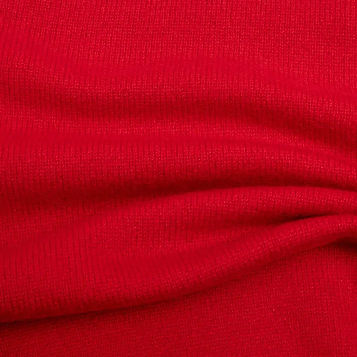 Ruby Red Tobermorey 4ply V-Neck Cashmere Sweater