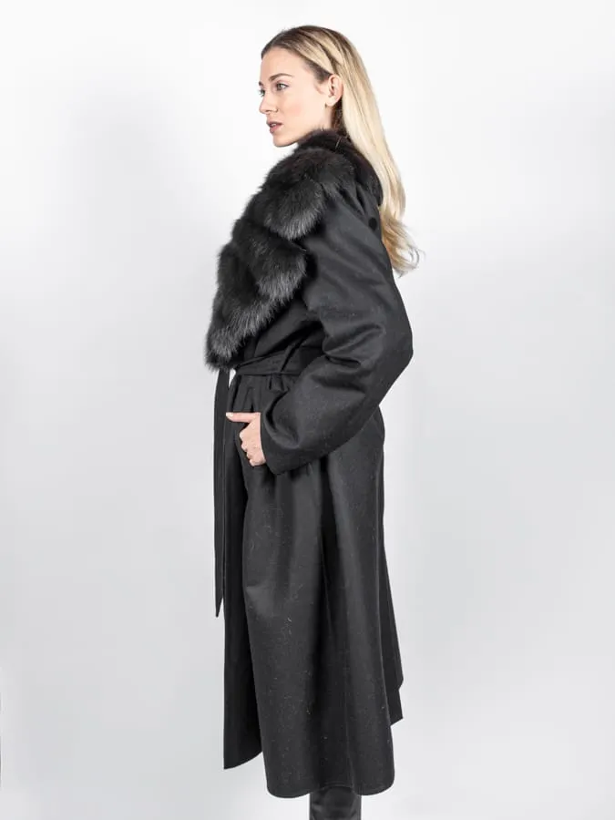 Sable and Cashmere Dressing Coat