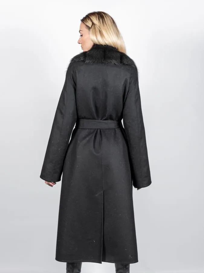 Sable and Cashmere Dressing Coat