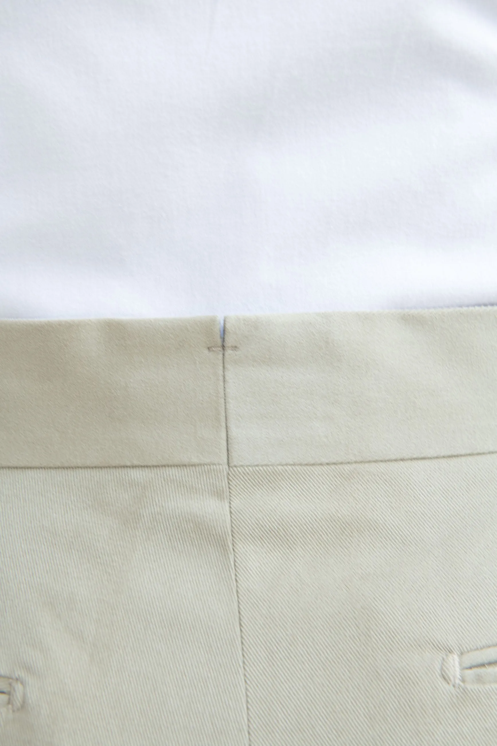 Sand cotton Soragna trousers - Made in Italy