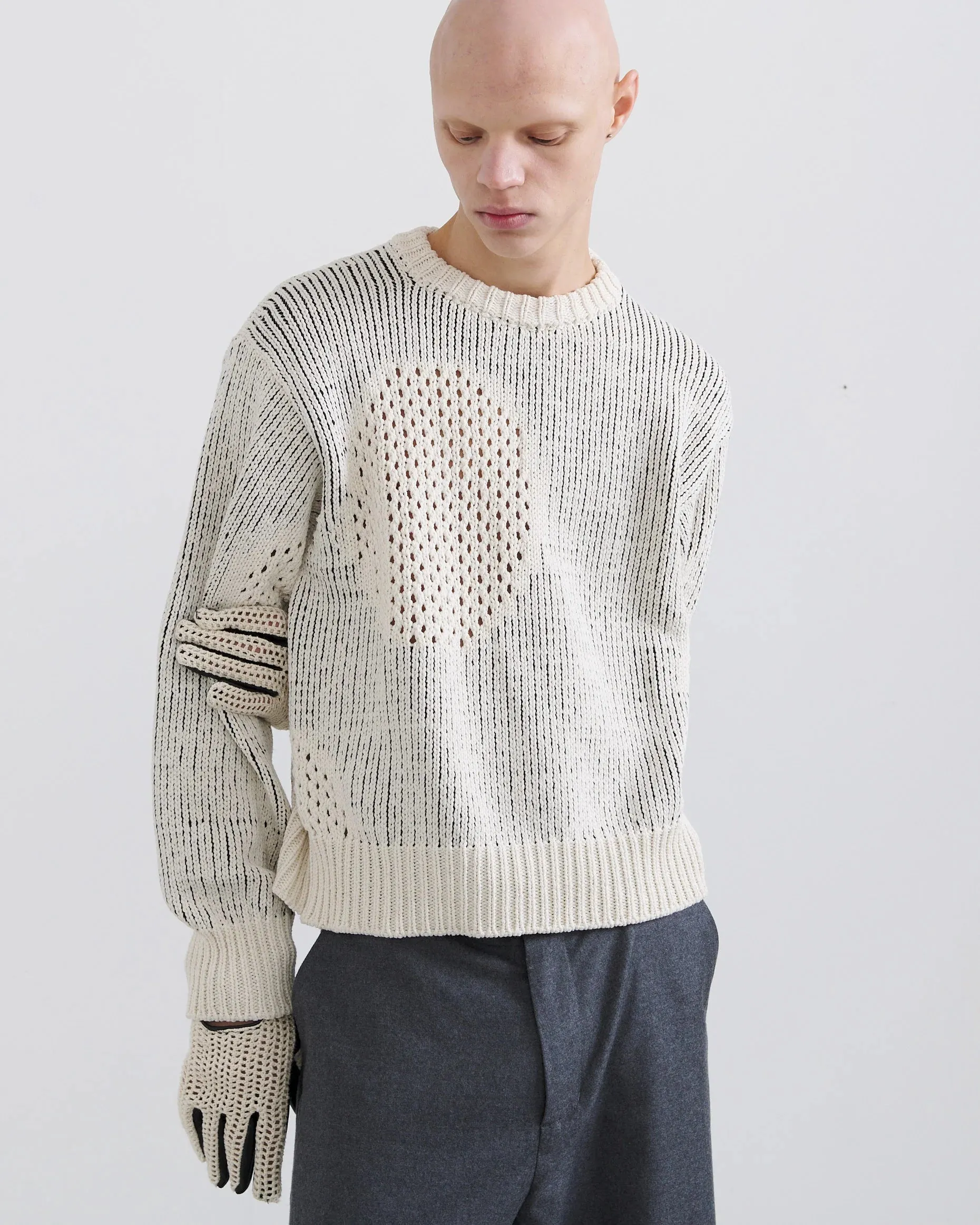 Serra Knitted Sweater Cream