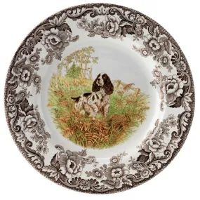 Spode Woodland Hunting Dog Dinner Plate