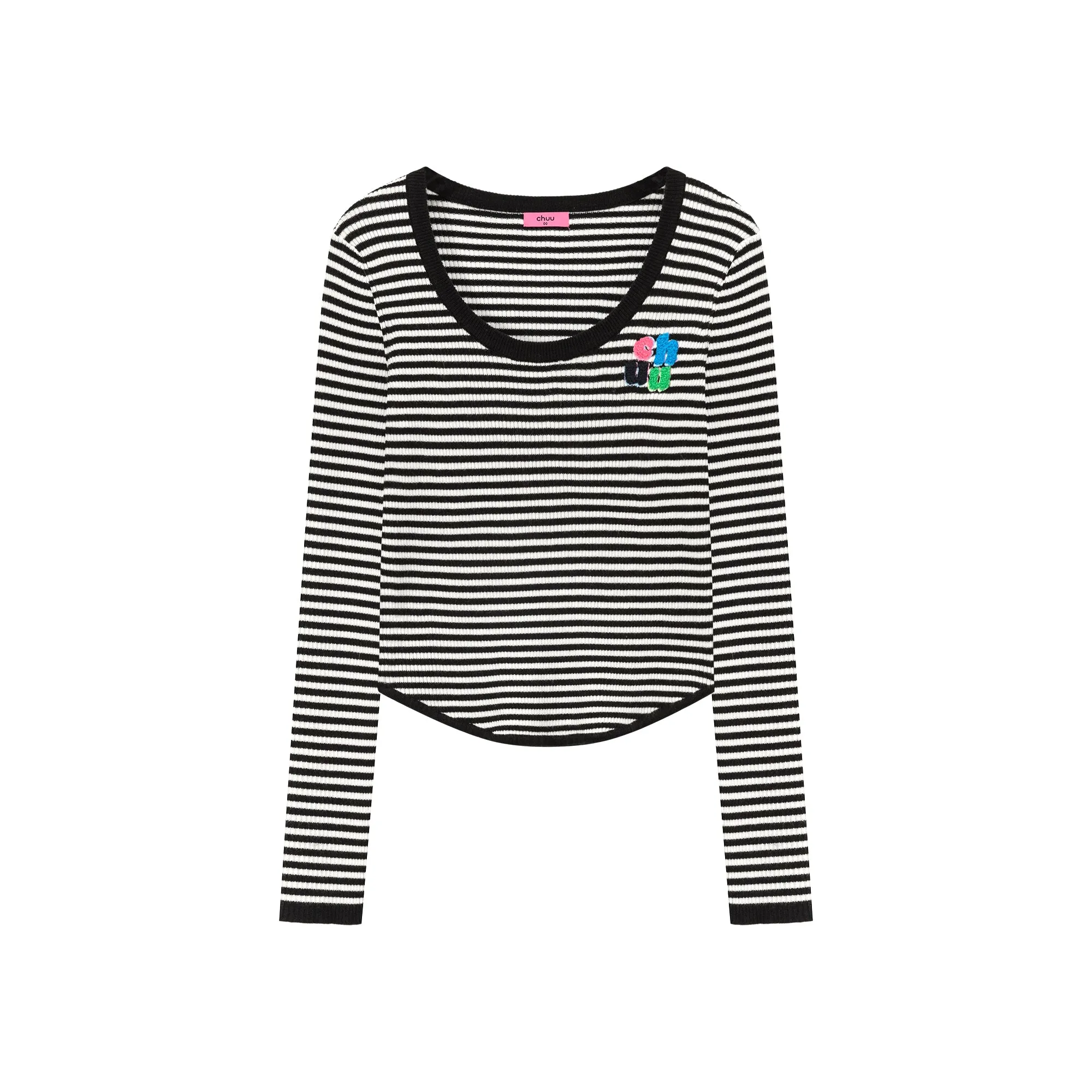 Striped Slim Knit Top