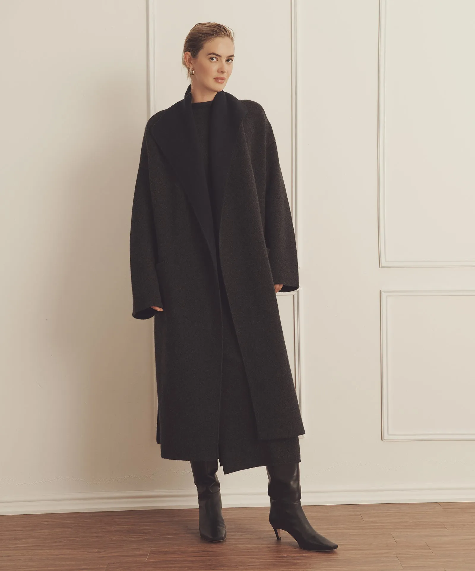 Super Luxe Cashmere Double Faced Coat