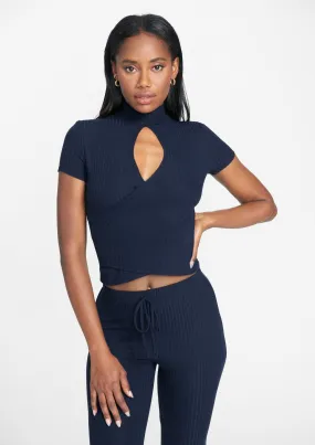 Tall Elana Keyhole Crop Top