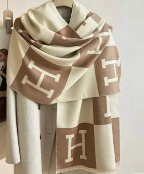 Tan H Scarf