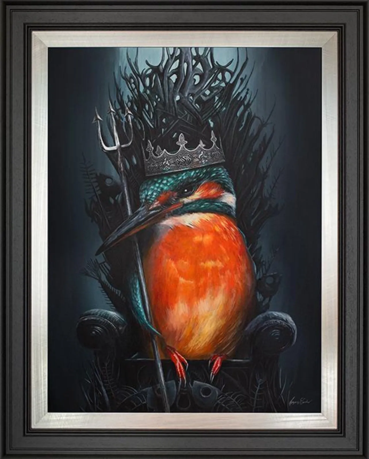 The Throne Of Halcyon ORIGINAL by Angus Gardner SOLD