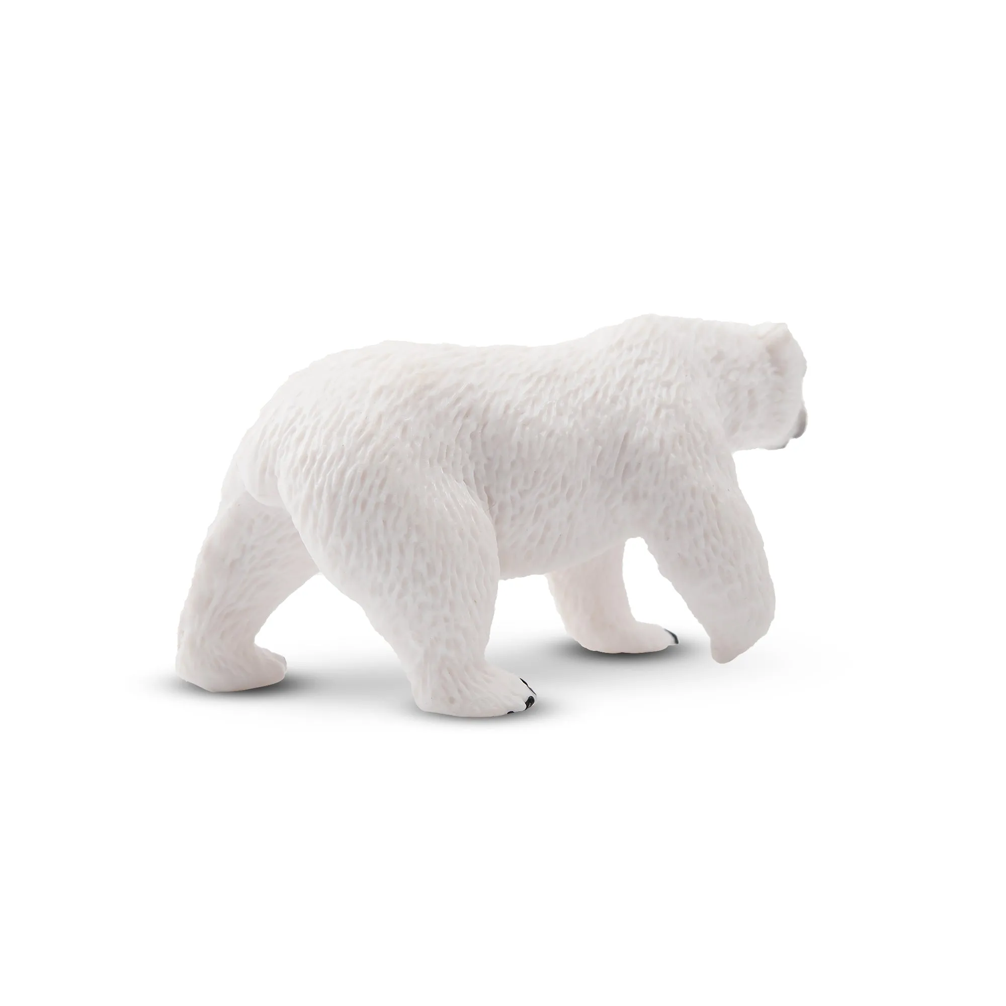 Toymany Walking Polar Bear Figurine Toy - Small Size