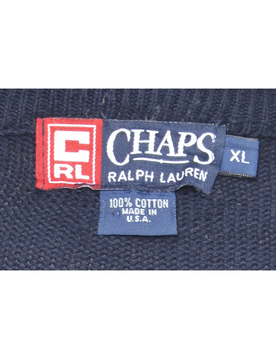 Two Tone Chaps Jumper - XL