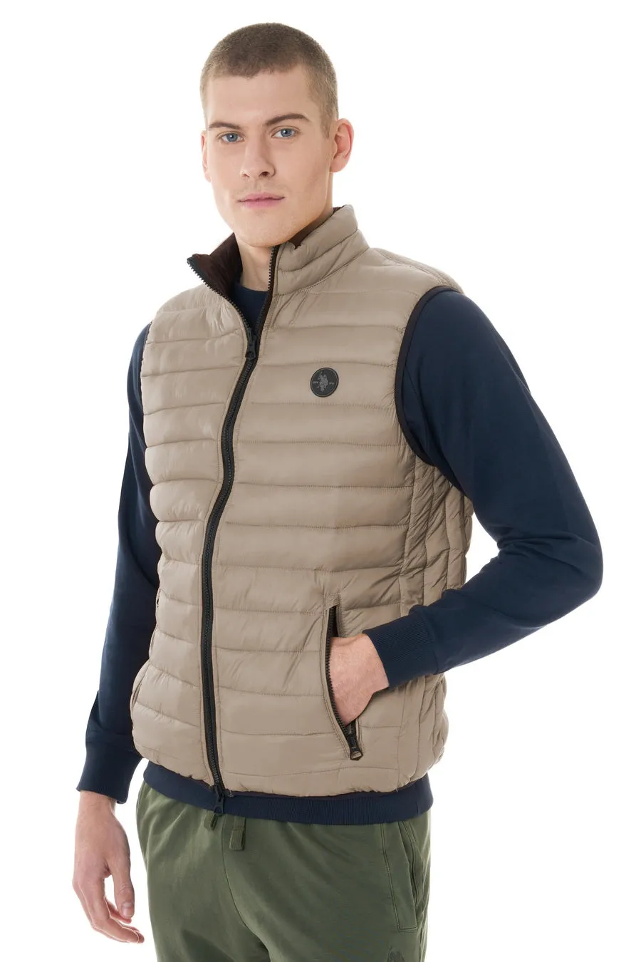 US POLO MENS REVERSIBLE GILET