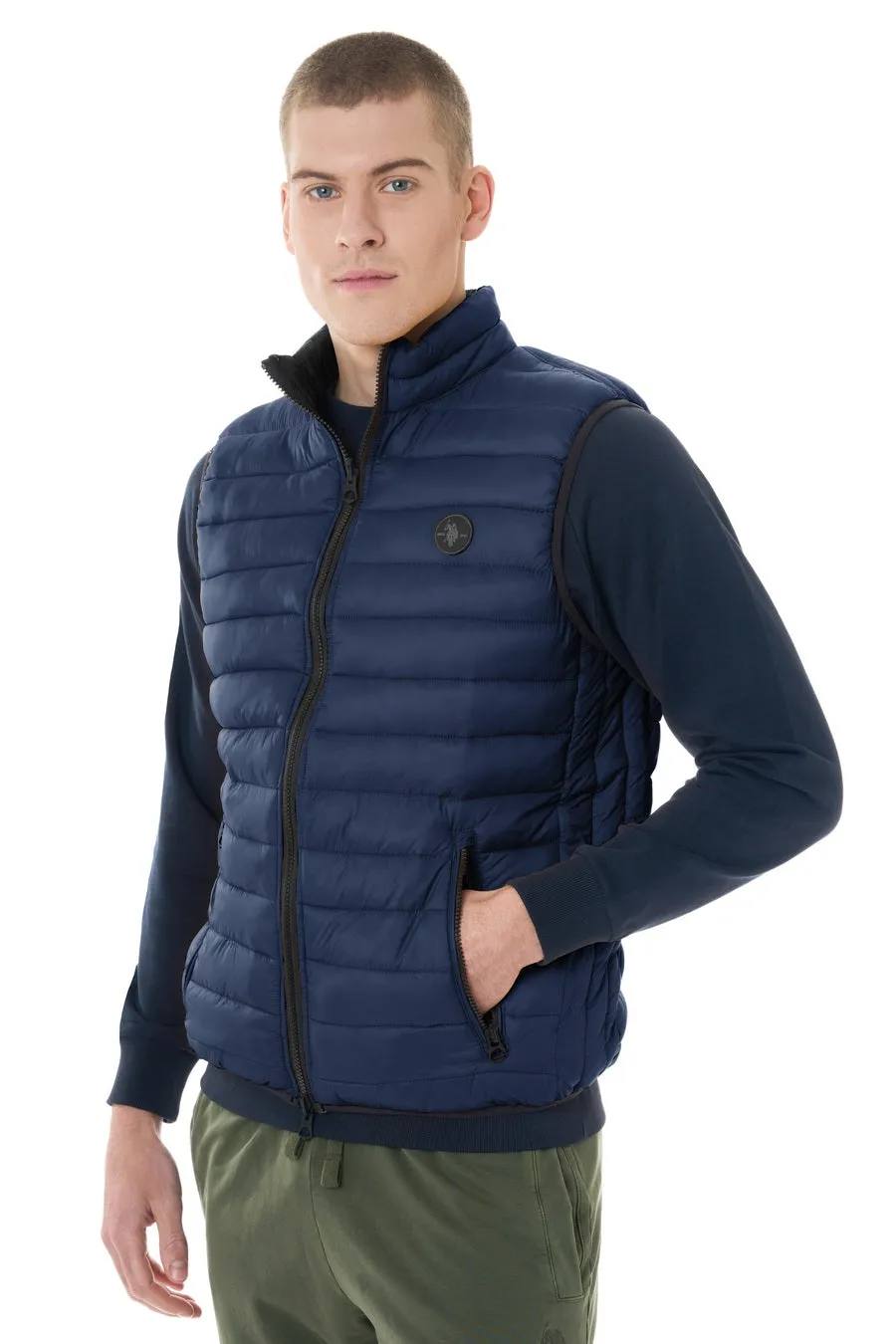 US POLO MENS REVERSIBLE GILET