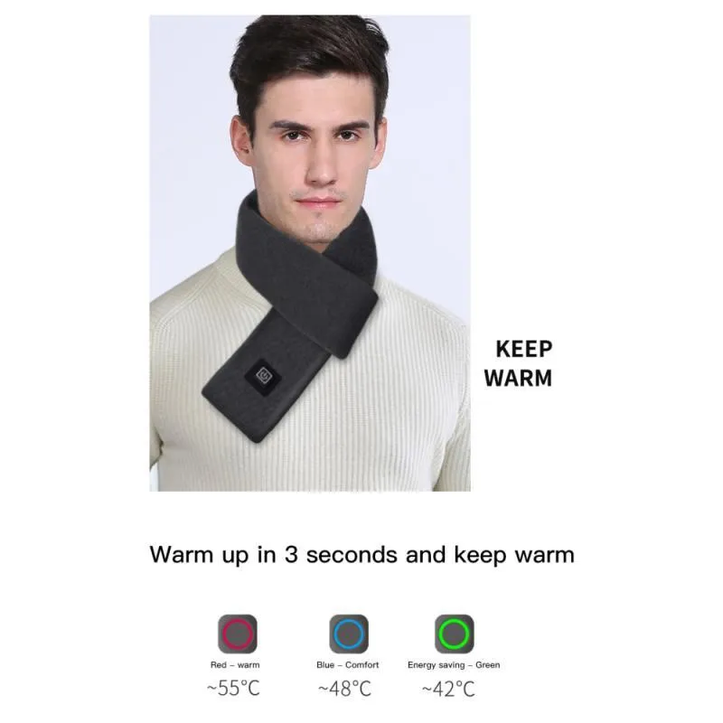 USB Smart Heating Winter Scarf