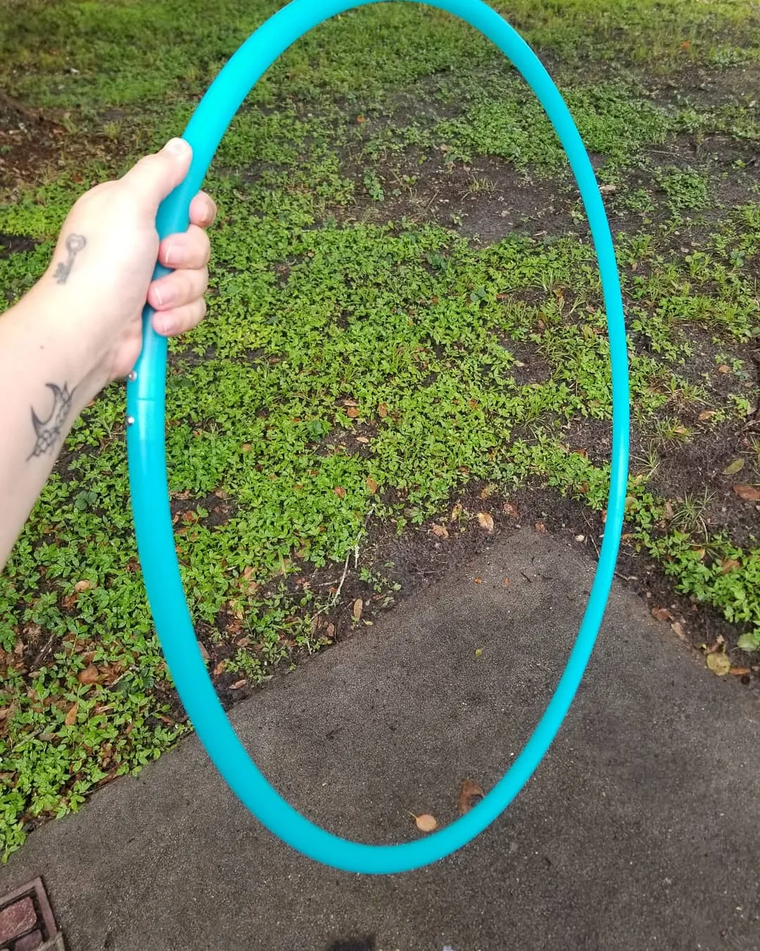 UV Aqua Seaglass Polypro Bare Hoop 5/8