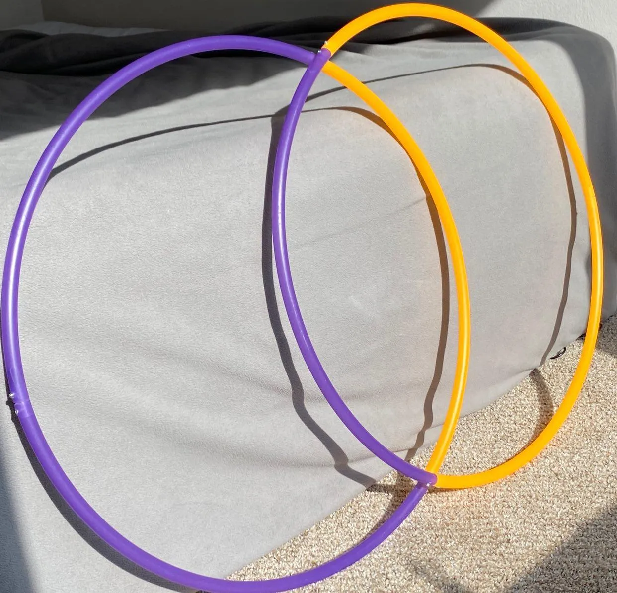 Uv orange & uv purple 4 Piece Bare Sectional Hoop