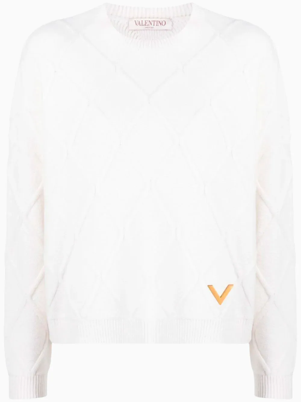 Vgold wool jumper