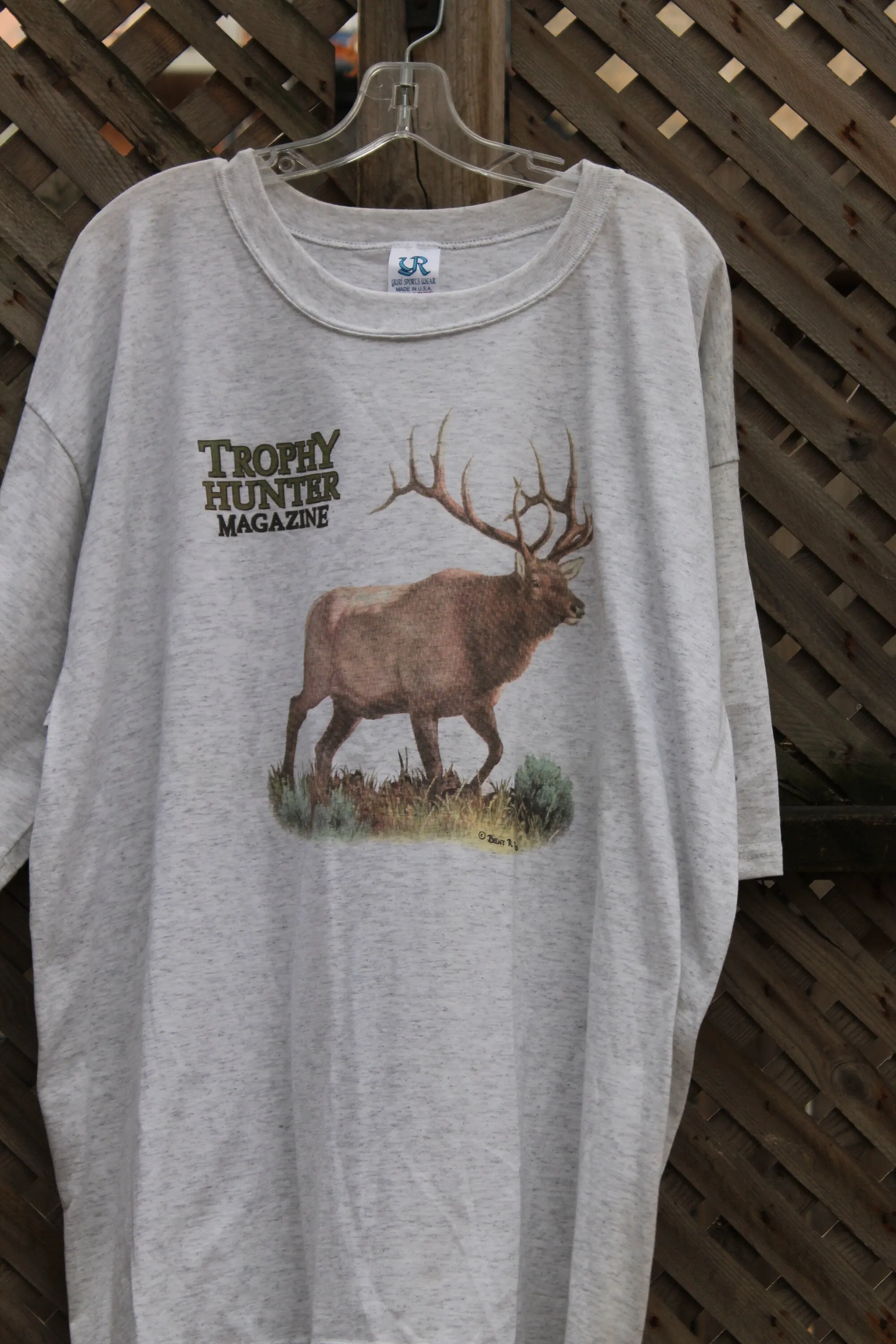 Vintage 1990s Deer Theme Graphic T Shirt