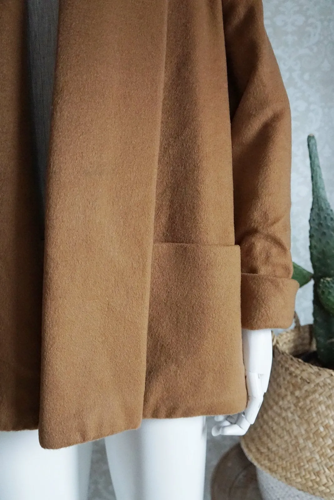 Vintage Cashmere Swing Coat