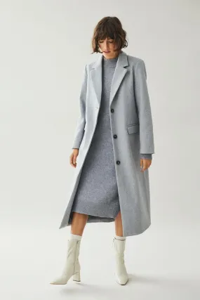 VISOLO Coat - Medium Grey Melange