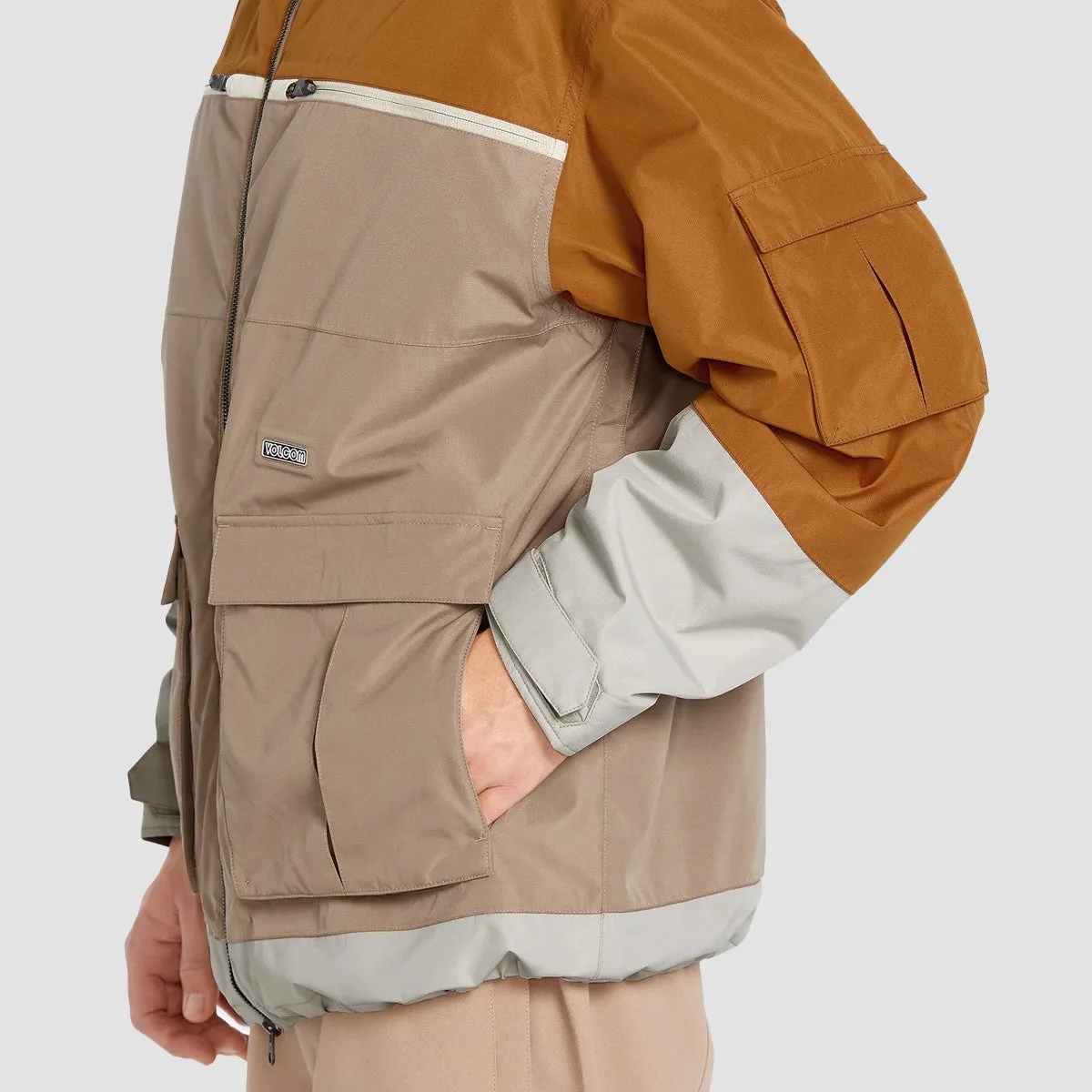 Volcom Nightbreaker 20K Snow Jacket Chestnut Brown