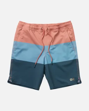 Wayfinder Boys Dusty Rose Elastic Boardshort